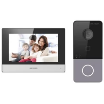 HIKVISION DS-KIS603-P (C) Egylakásos IP video-kaputelefon szett; DS-KV6113-WPE1 + DS-KH6320-WTE1 + 2