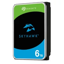 SEAGATE ST6000VX009 SkyHawk; 6 TB biztonságtechnikai merevlemez; 256 MB cache; 24/7 alkalmazásra