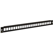 PULSAR RAP-RJ45 19" keystone patch panel; 24 port; árnyékolatlan