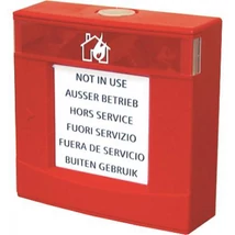 SIEMENS FDMH293-R Kézi jelzésadó ház törőüveggel és kulccsal; piros