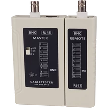 NESTRON NTT-2468 UTP/STP/BNC kábel teszter; PoE jelenlét érzékelés