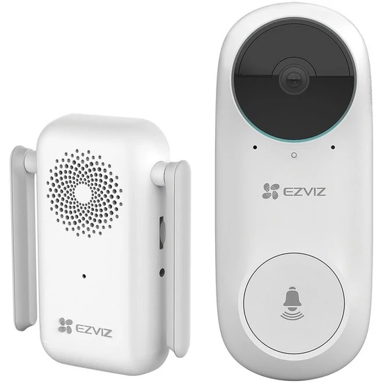 EZVIZ CS-DB2C-AO-1E3WPBR vezeték nélküli videós kapucsengő beltéri csengőegységgel