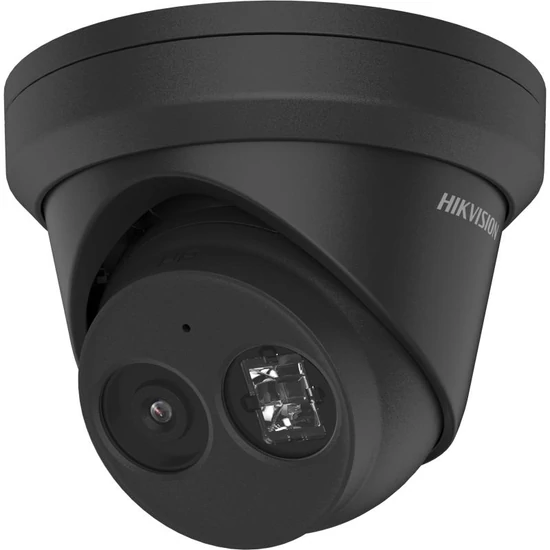 HIKVISION DS-2CD2343G2-IU(2.8mm)(BLACK) IP, Turret kamera, 4 MP, Fix objektív, EXIR 30m, Fekete, IR,