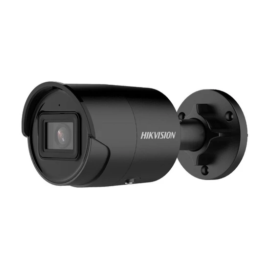 HIKVISION DS-2CD2043G2-IU(2.8mm)(BLACK) IP, Csőkamera, 4 MP, Fix objektív, EXIR 40m, Fekete, IR, Beé