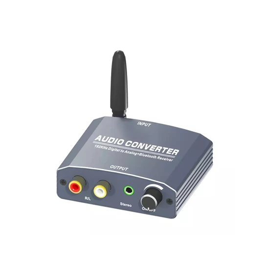 VACONBT-LR Konverter digitális>analóg audio, bluetooth wireless vevő, analóg audio kimenettel