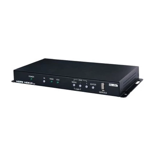 VASCAHV-H SCALER Converter 4K, Bemenetek: 1xVGA, 1xHDMI, Kimenet 1xHDMI, Bemenetválasztás