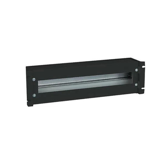 TRITON RAB-JL-X02-A1 19"3U DIN sines kismegszakító tartó, Fekete