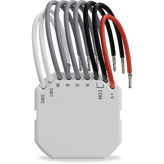 SATEL ARC-200 ABAX2 vezeték nélküli RGBW LED vezérlő; 2 vezérlő bemenet; 12-48 VDC