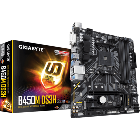 GIGABYTE GA-B450M-DS3H Alaplap - AMD AM4