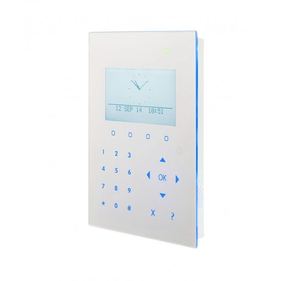 ACRE-VANDERBILT SPCK521.100-N X-busz érintőgombos grafikus LCD kezelő kártyaolvasóval felirat nélkül