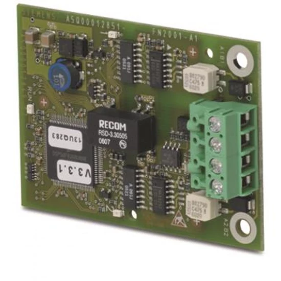 SIEMENS FN2001-A1 C-WEB/FCnet tűzjelző központ hálózati modul; SAFEDLINK