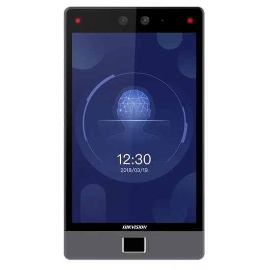 HIKVISION DS-K1T680DF-E1 8" MinMoe arcfelismerő beléptető vezérlő terminál; Mifare/Felicia/DESfire k