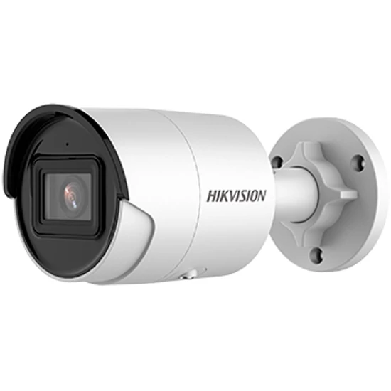 HIKVISION DS-2CD2083G2-IU(2.8mm)(BLACK) IP, Csőkamera, 8 MP, Fix objektív, EXIR 40m, Fekete, IR, Beé