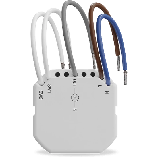 SATEL ADC-200 ABAX2 vezeték nélküli fényerő szabályozó; 2 vezérlő bemenet