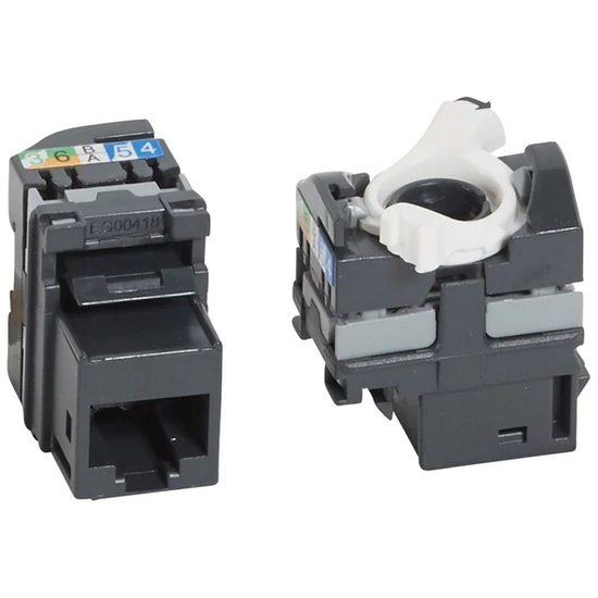 LEGRAND 033180 keystone - Cat5e árnyékolatlan LCS2 gyorscsatlakozós 180° 100MHz 1Gigabit