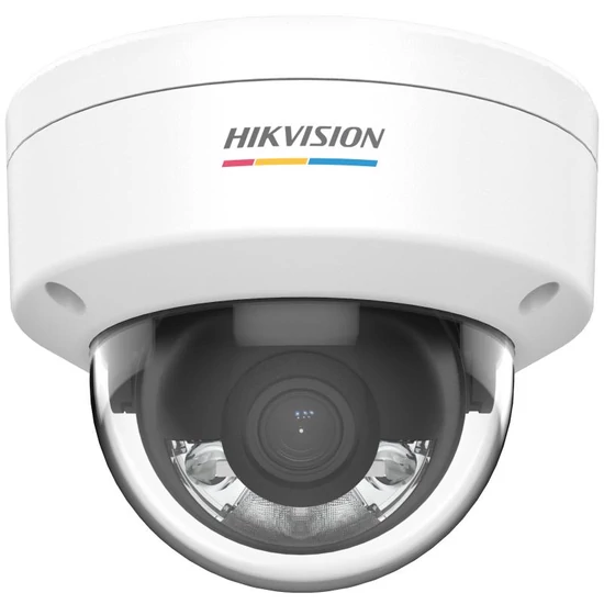 HIKVISION DS-2CD1147G0-LUF(2.8mm)(D) IP, Dómkamera, 4 MP, Fix objektív, ColorVu, Fehér LED, Beépítet