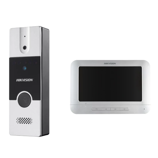 HIKVISION DS-KIS202T Analóg video-kaputelefon szett; négyvezetékes
