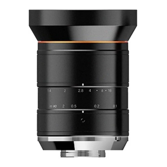 HIKROBOT MVL-KF0814M-12MPE Objektív; 8 mm fix fókusztávolság; 12 MP; F1.4-F16; 1.1"; C-menet