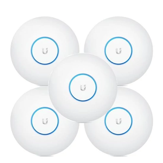 UBIQUITI UAP-AC-LR-5 UniFi AP AC Long Range, indoor, 2.4GHz/5GHz AC, 3x3 MIMO, 5 pack, POE NÉLKÜL!