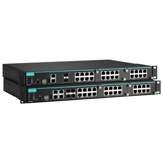 MOXA IKS-6726A-2GTXSFP-HV-T Modular managed Ethernet switch with 8 10/100BaseT or 100/1000BaseSF