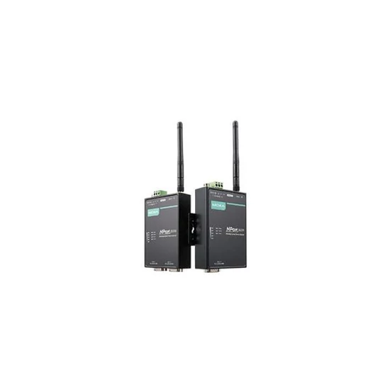 MOXA NPort W2150A 1 Port Wireless Device Server, 3-in-1, 802.11 a/b/g WLAN, 12-48 VDC, 0 to 55°C, w/