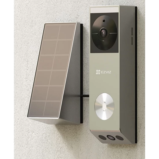 EZVIZ CS-EP3x(3MP+2MP) Kaputelefon kültéri egység, dual kamera, beépített akku + napelem, 3MP+2MP, I
