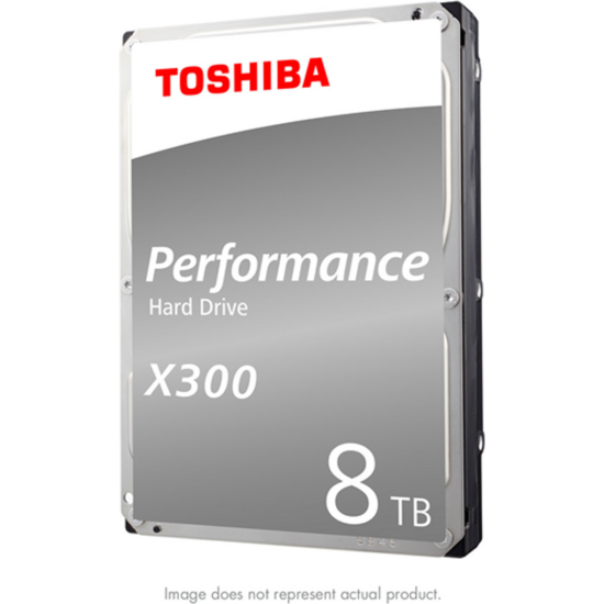 TOSHIBA HDWR480EZSTA Belső HDD 3.5" - X300 High-Performance 8TB