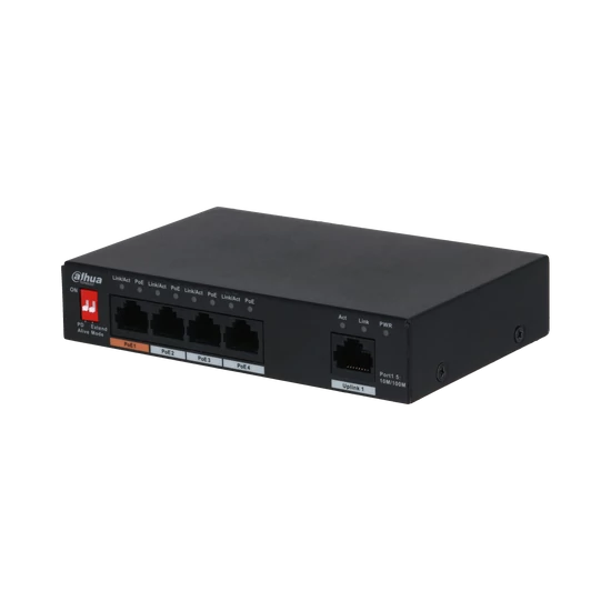 Dahua PFS3005-4ET-60-V2 PoE switch, 5 port