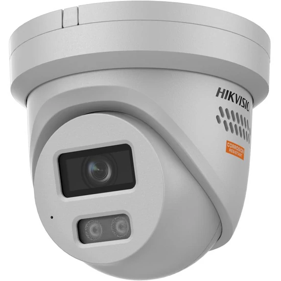 HIKVISION DS-2XC3346G0H-LISU/SL(PA)(2.8mm) IP, Turret kamera, 4MP, Fix obj. IR-Fehér LED 30m, Kétirá