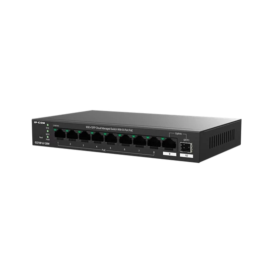 IP-COM G2210P-8-120W Switch Menedzselhető PoE - G2210P-8-102W