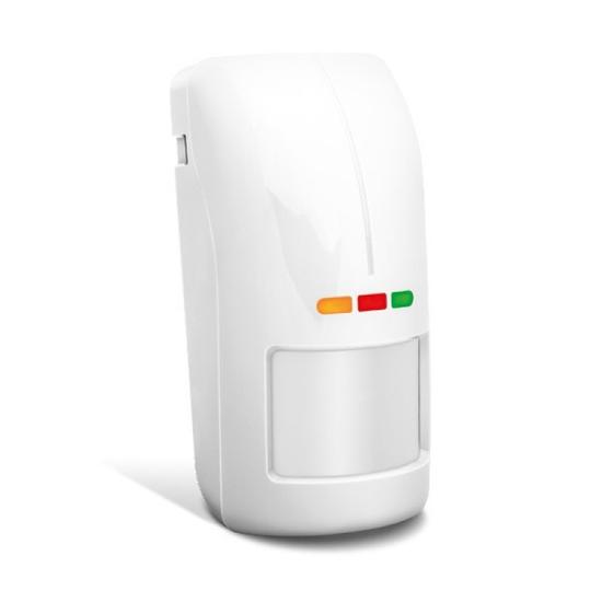 SATEL OPAL Plus SET Kültéri PIR+MW mozgásérzékelő; kitakarásvédelem; alkonykapcsoló; infravevő; ezüst