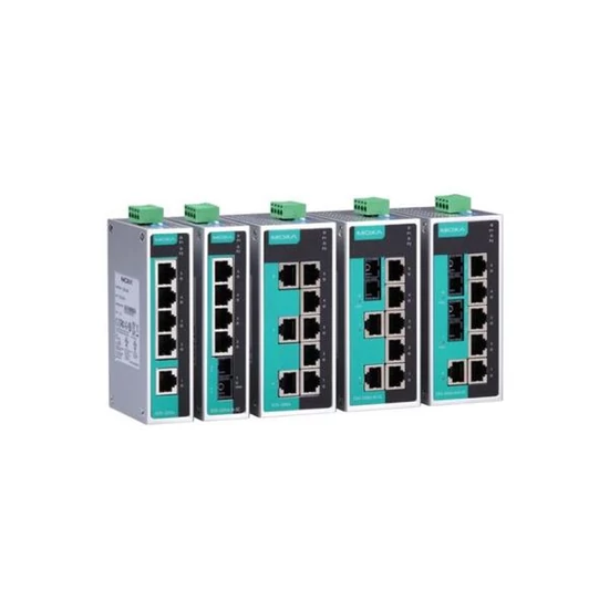 MOXA EDS-208A-M-SC Entry-level Unmanaged Ethernet Switch with 7 10/100BaseT ports, and 1 100Base FX