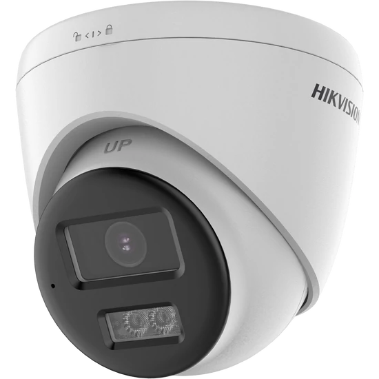 HIKVISION DS-2CE78U0T-LXTS (2.8mm) 8 MP fix THD turret kamera; IR/láthatófény; kétirányú audio; fény