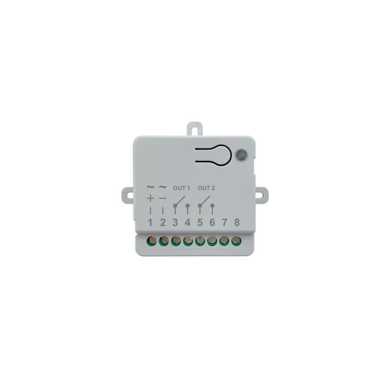 KEY-KUBEU bluetooth interfész, 2 db 5A, NO relé kimenettel, KUBE-SMART app szükséges. KEY vezérléshe