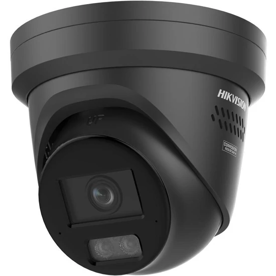 HIKVISION DS-2CD23126G3-IS2UY/SL-B(2.8) 12MP WDR fix AcuSense IP turret kamera; fény- és hangriasztá