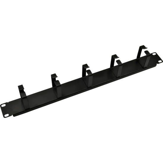 NESTRON NRCM-RI-1M 19" kábel rendező panel; 1U; vízszintes; fém