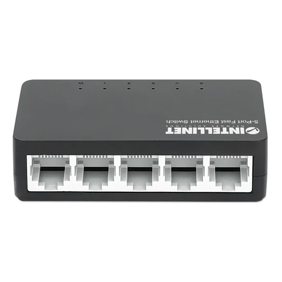 MANHATTAN 561723 Switch - 5 port, 100Mbps, műanyag, IEEE 802.3az, Fekete