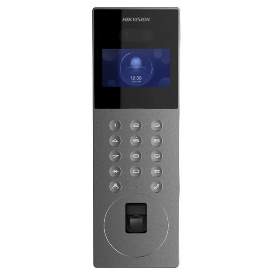 HIKVISION DS-KD9203-FE6 Társasházi IP video-kaputelefon kültéri egység; arcfelismerés/kártyaolvasó/u