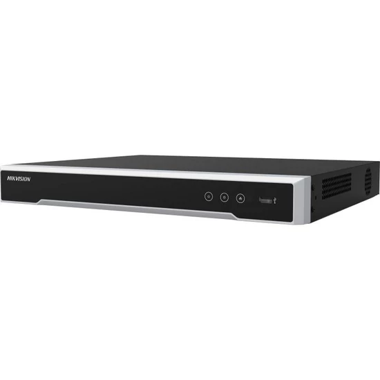 HIKVISION DS-7608NI-M2/8P 8 csatornás PoE NVR; 128/256 Mbps be-/kimeneti sávszélesség; riasztás be-/