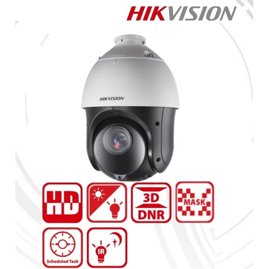 HIKVISION DS-2AE4225TI-D (E) 2 MP THD IR PTZ dómkamera kültérre konzollal; 25x zoom; 1080p