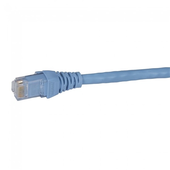 LEGRAND 632868 kábel - Cat6, árnyékolatlan, U/UTP, 5m, világos kék, réz, PVC, LinkeoC