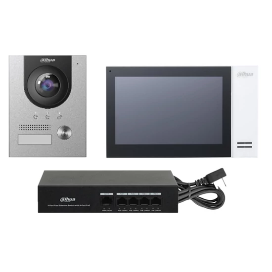 Dahua KTP01-S2(F) Egylakásos Video IP kaputelefon szett