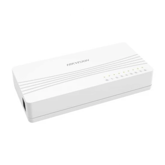 HIKVISION DS-3E0108D-E 100M Switch, 8 port, műanyag házas