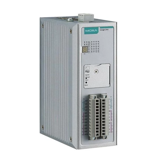 MOXA ioLogik 2512-T Srmart Remote I/O with 8 DIs, 8 DIOs, -40 to 75°C