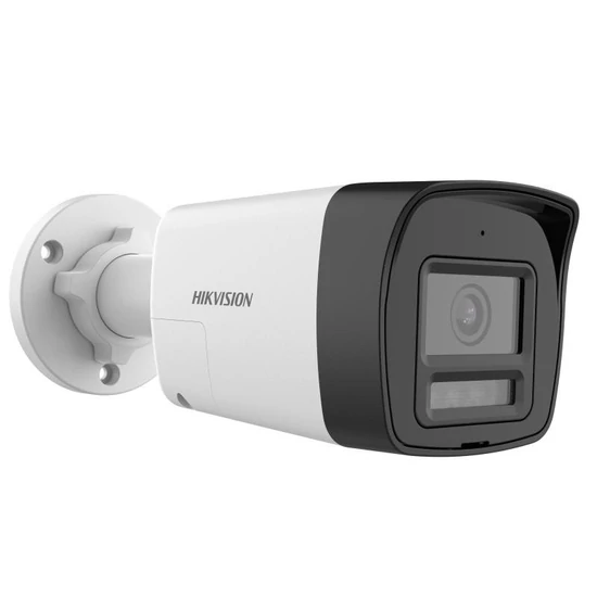 HIKVISION DS-2CE16U0T-LXTS (2.8mm) 8 MP fix mini THD csőkamera; IR/láthatófény; kétirányú audio; fén