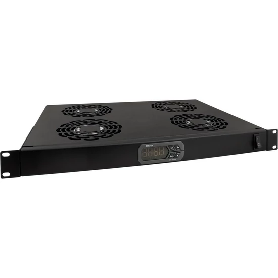 Pulsar RAWP-1R Ventilátor modul, 4 ventilátor, termosztát, 1U, 19"
