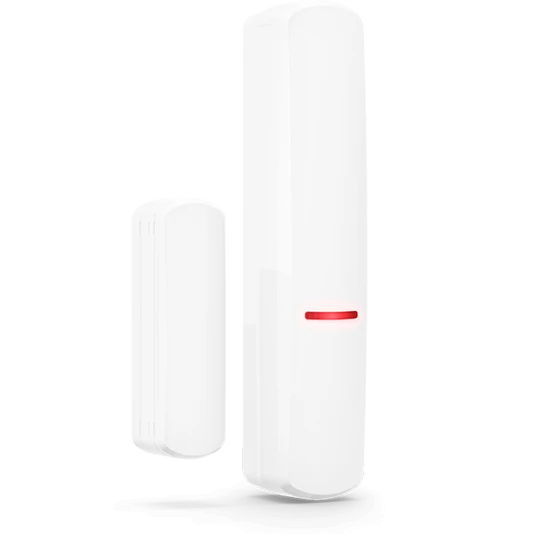 SATEL AXD-200 Lite ABAX2 vezeték nélküli kétcsatornás mágneses nyitásérzékelő; fehér