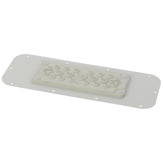 PULSAR AWOH-PM25C Lemez 25 membránátvezetővel az AWOH sorozatú házakhoz; 360 x 27 x