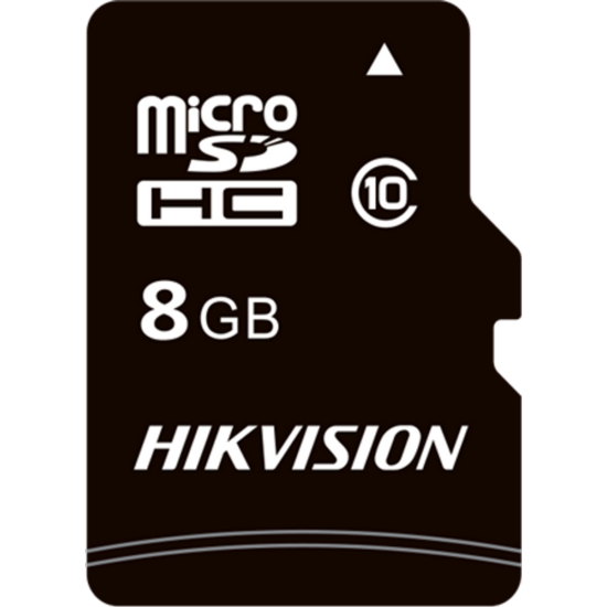 HIKVISION STORAGE HS-TF-C1/8G/ADAPTER Hikvision MicroSD kártya - 8GB microSDHC™, Class 10 and UHS-I, TLC