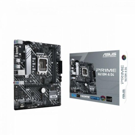 ASUS PRIME H610M-A D4 Alaplap - Intel s1700